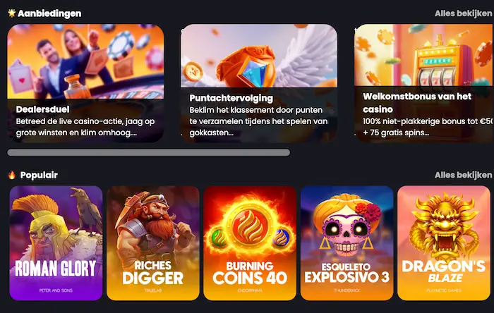 Betiro Casino games